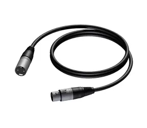 Procab CLA901/10 / Symetrický audio kabel / XLR (M) - XLR (F) / 10 m