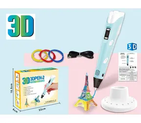 3D pero s filamentem a USB kabelem / Sada / 3D tiskové pero / USB napájení