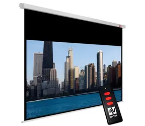 Cinema Electric 270 bílá matná / Motorové projekční plátno / 16:9 / 270x220 cm / Trubkový motor