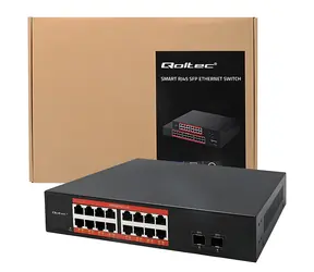 Switch Gigabit Ethernet 16x RJ45 / Switch / 2x SFP / 10/100/1000 Mb/s