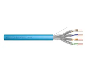 Digitus CAT 6A U/FTP modrá / Instalační kabel / drát AWG 23/1 / LSOH / Dca / 100 m