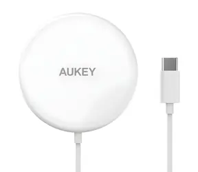 LC-A1 MagSafe bílá / Bezdrátová nabíječka / Qi 15W / USB-C kabel 1,2 m