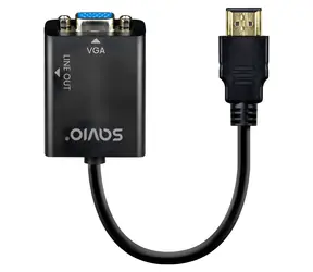 Adaptér HDMI-VGA s audio AK-76 / Adaptér / audio výstup