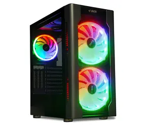 Chiron ZH68 černá / Skříň / Midi Tower / prosklená bočnice / RGB podsvícení / max. délka GPU 37 cm