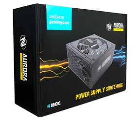iBOX AURORA bílá / Zdroj / 600 W / 14 cm ventilátor / Tower