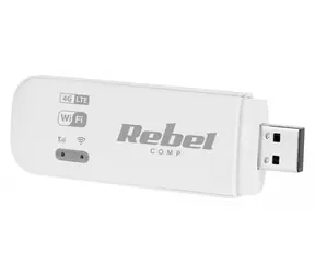 Rebel USB modem 4G LTE Wi-Fi bílá / Modem / UMTS/HSPA+/EDGE/GSM / USB 2.0