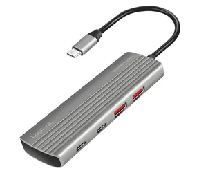 USB-C Hub 7v1 PD 100W / USB hub / USB 3.2 Gen 2 / 2x USB-A / 5x USB-C