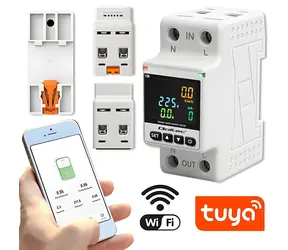 Elektroměr na DIN lištu Wi-Fi TUYA Smart / Elektroměr / Jednofázový / Dálkové ovládání / Historie měření
