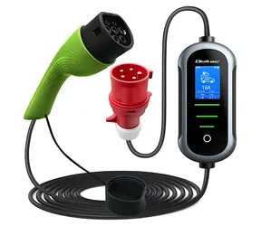 Nabíjecí stanice pro elektromobily a hybridy 7kW / Nabíjecí stanice / 230V / CEE 32A / Wi-Fi / LCD / 5m kabel