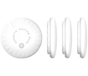 4smarts SkyTag Duos bílá / Bluetooth lokátor / sada 4 ks / Apple Find My + Google Find Hub
