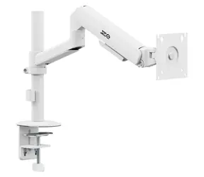 ER-691 W bílá / Držák monitoru / 17-32" / plynová vzpěra / náklon / VESA 100x100 / nosnost 10 kg