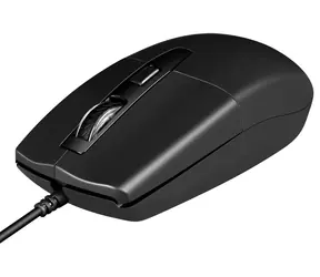 i010 Rook černá / Myš / drátová / optická / 1600 DPI / USB / kabel 1,8 m
