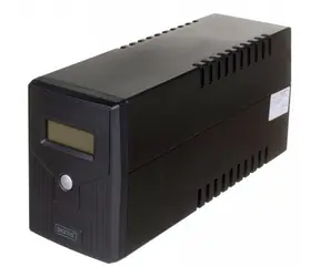Digitus Line-Interactive LCD Basic / Záložní zdroj UPS / 800VA/480W / 12V/9Ah / AVR / 2x Schuko