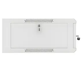 Nástěnný rozvaděč 19" 4U 600 mm šedý / Rozvaděč / 19" / 4U / 600 mm / skleněné dveře