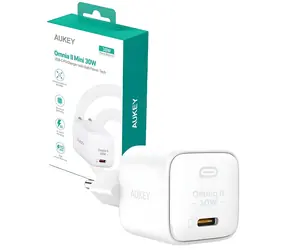 Omnia II Mini PA-B1L bílá / Síťová nabíječka / USB-C / Power Delivery 30W