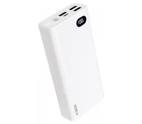 PB20 bílá / Powerbanka / 20 000 mAh / Power Delivery / USB-C + 3x USB-A