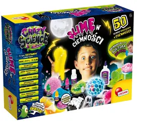 CRAZY SCIENCE Vědecká sada Slime svítící ve tmě / Kreativní set / pro děti