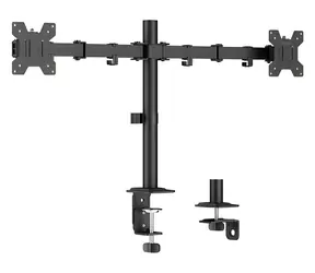 Stolní držák pro 2 monitory 17-32" / Držák pro monitory / nosnost 10 kg / otočné rameno