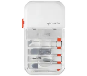 4smarts Cleaning Kit 10in1 bílá / Čisticí sada / telefony, sluchátka, notebooky, klávesnice