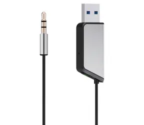 TR-16 Bluetooth vysílač a přijímač AUX šedá / Bluetooth adaptér / Handsfree / USB