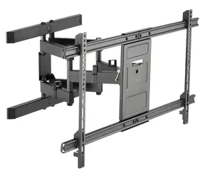 Nástěnný držák TV 43"-90" černá / Nástěnný držák TV / naklápěcí a otočný / VESA max 800x400 / nosnost 60 kg