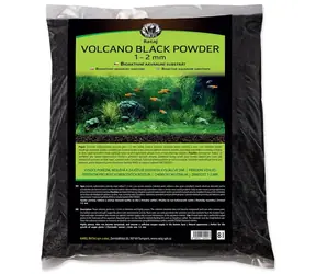 Rataj Volcano Black Powder / Akvarijní substrát / černý / 8 l / zrnitost 1-2 mm
