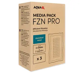 AQUAEL Filtrační náplň FZN Pro/Neo Standard / 3 ks / Mechanická a biologická filtrace / Akvária 10–300 l