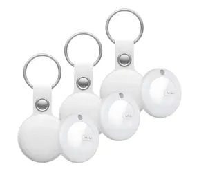 MiLi MiTag bílá 3 ks + přívěšky / Bluetooth lokalizační čip / IPX67 / spolupracuje s Apple Find My