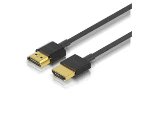 Ubiquiti HDMI kabel černý 1 m / HDMI kabel / HDMI 2.1 / extra ohebný / magneticky stíněný