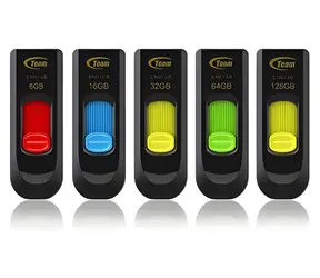 Team Group C145 128GB černo-žlutá / Flash disk / USB-A 3.2 Gen 1 / čtení až 100 MB/s