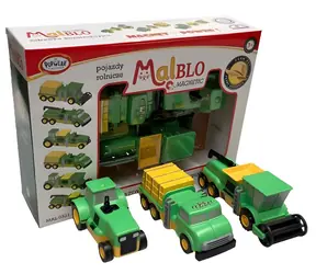MALBLO Magnetická zemědělská vozidla / Hračka / Magnetické auta