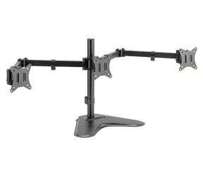 Stolní držák pro 3 monitory 17-27" / Držák pro monitor / nosnost 7 kg