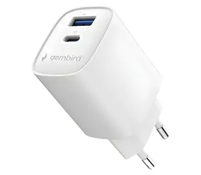Univerzální nabíječka USB-C/USB-A 45W bílá / Nabíječka / QC 3.0 / PD 45W