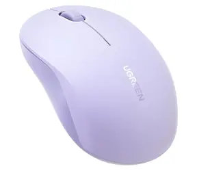 Silent Click M331 fialová / Bezdrátová optická myš / tichý klik / USB přijímač