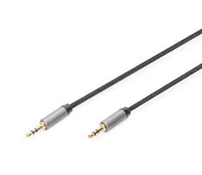 Digitus DB-510110-018-S / Audio kabel / Jack 3,5 mm / 1,8 m