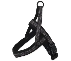 ACTIVE DOG Postroj Neoprene XS šedá / Nastavitelný obvod hrudníku / 1,5x40-45 cm
