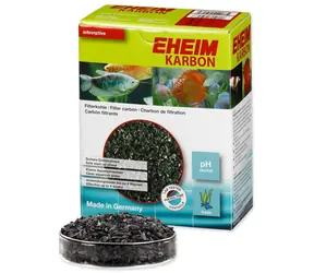 EHEIM Karbon aktivní uhlí 225 g / Filtrační náplň do akvária / 1 l / Vázání chlóru