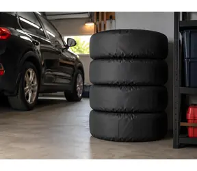 SIXTOL CAR TIRE COVER BASIC XL / Ochranný obal na pneumatiky / 17"–20" / sada 4 ks