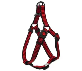 Active Dog Postroj Premium červený M / Pro malé a střední psy / 2x53-77 cm