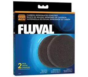 FLUVAL Uhlíkový molitan FX4/FX5/FX6 / Filtrační náplň / Aktivní uhlí / Vnější filtr