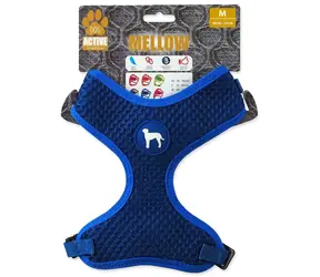 ACTIVE DOG Postroj Mellow tmavě modrý M / Pro malé a střední psy / Obvod hrudníku 40–55 cm / Nylon, polyester