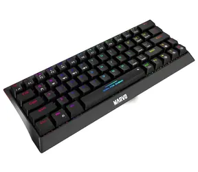 Marvo HECATE 61WR černá / Klávesnice / mechanická / Tri-mode / RGB podsvícení / červené spínače