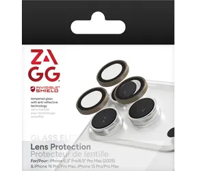 ZAGG InvisibleShield Premium Camera písková / Ochrana čoček fotoaparátu / Apple iPhone 17/16/15 Pro/Pro Max / 3 ks