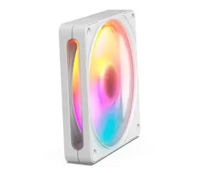 NZXT F120 RGB bílá / Ventilátor / 120mm / FDB ložisko / 33,05 dB / 2400 RPM / 70,67 CFM / 4-pin PWM