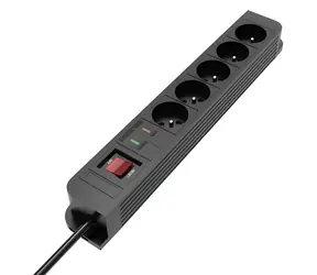 TB Touch Energy přepěťová ochrana 3 m / Prodlužovací kabel / 5 zásuvek / Vypínač napájení / 2300 W
