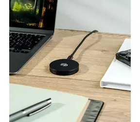 ER Power AirPad Qi2.2 černá / Bezdrátová nabíječka / 25W / stojánek / hliníkové tělo