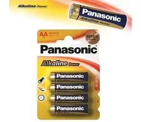 Panasonic Alkaline Power LR6APB AA / Alkalická baterie / 1,5 V / 4 ks / Blistr
