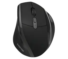 Canyon OnClick 17 černá / Bezdrátová optická myš / ergonomická / 1600 DPI / 6 tlačítek