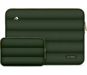 Tech-Protect Puffy 15-16" khaki / Pouzdro pro notebook do 16" / khaki