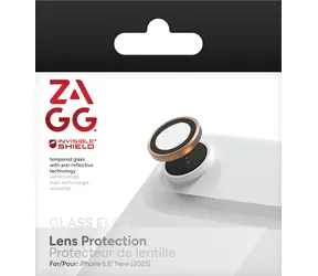 ZAGG InvisibleShield Premium oranžová / Ochrana čoček fotoaparátu / Apple iPhone Air / 9H